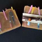 rustic soap and packaging